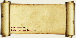 Sanja Brzaković vizit kartica